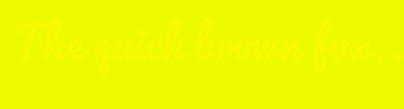 Image with Font Color F8FA00 and Background Color EDFA00